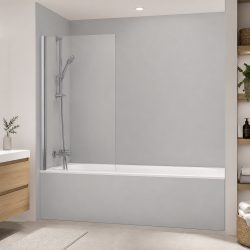 Panneau de douche RAL 7047 Telegris 4 sur mesure | Livraison gratuite