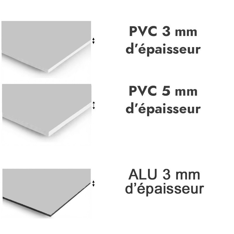Panneau de douche Telegris 4 - PVC et ALU épaisseurs