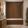 Panneau de douche RAL 8007 Brun fauve sur mesure | Livraison gratuite