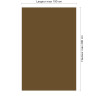 Panneau de douche RAL 8008 Brun olive sur mesure | Livraison gratuite