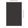 Panneau de douche RAL 8019 Brun gris sur mesure | Livraison gratuite