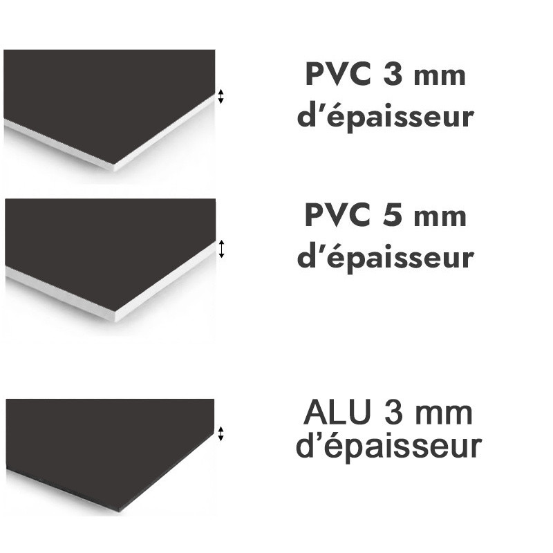 Panneau de douche Brun gris - PVC et ALU épaisseurs