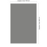 Panneau de douche RAL 9007 Aluminium gris sur mesure | Livraison gratuite