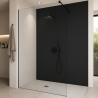 Panneau de douche RAL 9011 Noir graphite sur mesure | Livraison gratuite