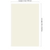 Panneau de douche RAL 9012 Blanc salle blanche sur mesure | Livraison gratuite