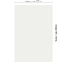 Panneau de douche RAL 9016 Blanc signalisation sur mesure | Livraison gratuite
