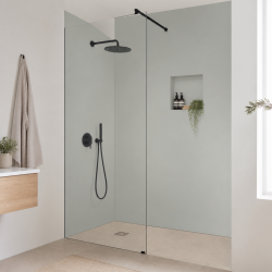 Panneau de douche RAL 9018 Blanc papyrus sur mesure | Livraison gratuite