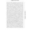 Panneau de douche motif éclats de pétales gris dimensions max 190x290 cm