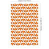 Panneau de douche motif palmette orange terracotta dimensions max 190x290 cm