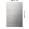 Panneau de douche motif acier brossé dimensions max 190x290 cm