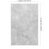 Panneau de douche motif béton lissé dimensions max 190x290 cm