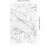 Panneau de douche motif marbre blanc et gris clair dimensions max 190x290 cm