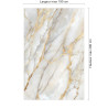 Panneau de douche motif marbre gris et ocre dimensions max 190x290 cm
