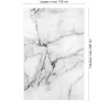 Panneau de douche motif marbre blanc et gris noir dimensions max 190x290 cm
