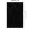 Panneau de douche motif marbre noir dimensions max 190x290 cm