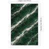 Panneau de douche motif marbre vert forêt et veines blanches dimensions max 190x290 cm