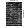Panneau de douche motif briques noires dimensions max 190x290 cm