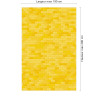 Panneau de douche motif briques jaunes dimensions max 190x290 cm