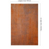 Panneau de douche motif vieux métal rouillé dimensions max 190x290 cm