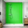 Panneau de douche vert sur mesure | Livraison gratuite