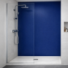 Panneau de douche bleu marine sur mesure | Livraison gratuite