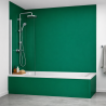 Panneau de douche vert foncé sur mesure | Livraison gratuite