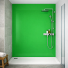 Panneau de douche vert citron sur mesure | Livraison gratuite