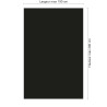 Panneau de douche noir corbeau sur mesure | Livraison gratuite