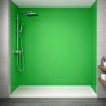 Panneau de douche vert pomme sur mesure | Livraison gratuite