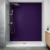 Panneau de douche aubergine sur mesure | Livraison gratuite