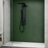Panneau de douche vert militaire sur mesure | Livraison gratuite