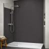 Panneau de douche gris taupe sur mesure | Livraison gratuite