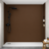Panneau de douche brun sur mesure | Livraison gratuite