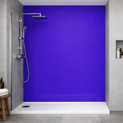 Panneau de douche mauve foncé sur mesure | Livraison gratuite