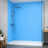Panneau de douche bleu clair sur mesure | Livraison gratuite