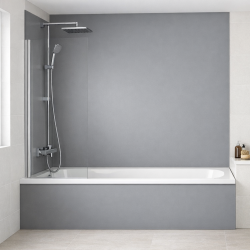 Panneau de douche gris titane sur mesure | Livraison gratuite