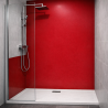 Panneau de douche rouge brique sur mesure | Livraison gratuite