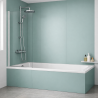 Panneau de douche vert de gris sur mesure | Livraison gratuite