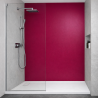 Panneau de douche pourpre sur mesure | Livraison gratuite