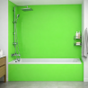 Panneau de douche vert anis sur mesure | Livraison gratuite