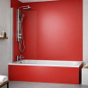 Panneau de douche rouge grenade sur mesure | Livraison gratuite