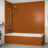 Panneau de douche orange cuivre sur mesure | Livraison gratuite