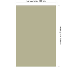 Panneau de douche gris mastic sur mesure | Livraison gratuite