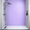 Panneau de douche mauve clair sur mesure | Livraison gratuite