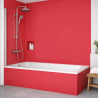 Panneau de douche rose pamplemousse sur mesure | Livraison gratuite