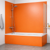 Panneau de douche orange abricot sur mesure | Livraison gratuite