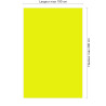 Panneau de douche jaune canari sur mesure | Livraison gratuite
