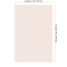 Panneau de douche rose poudré sur mesure | Livraison gratuite