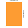 Panneau de douche orange mandarine sur mesure | Livraison gratuite