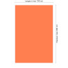 Panneau de douche orange corail sur mesure | Livraison gratuite